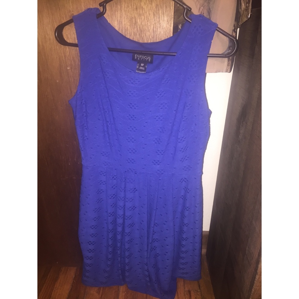 Blue dress